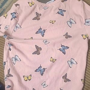 Pink Butterfly shirt from wild fable